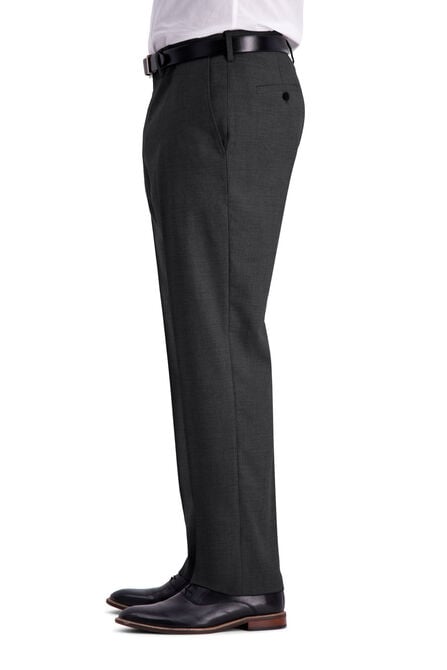 J.M. Haggar Texture Weave Suit Pant, Charcoal Heather view# 2