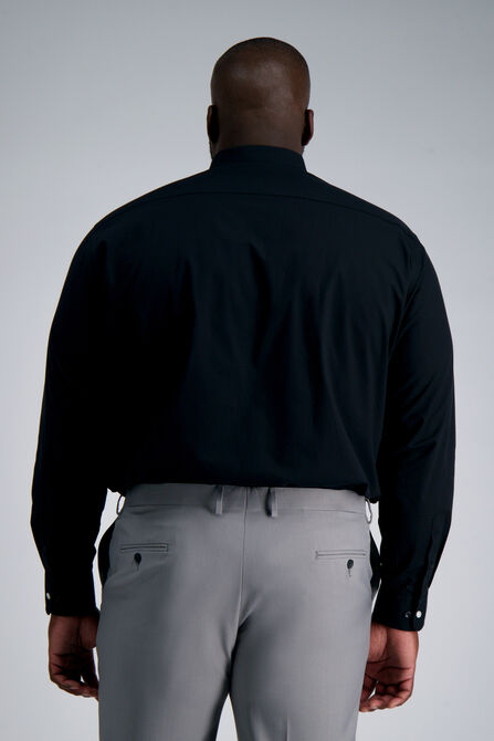 Premium Comfort Tall Dress Shirt - Black, Black view# 2