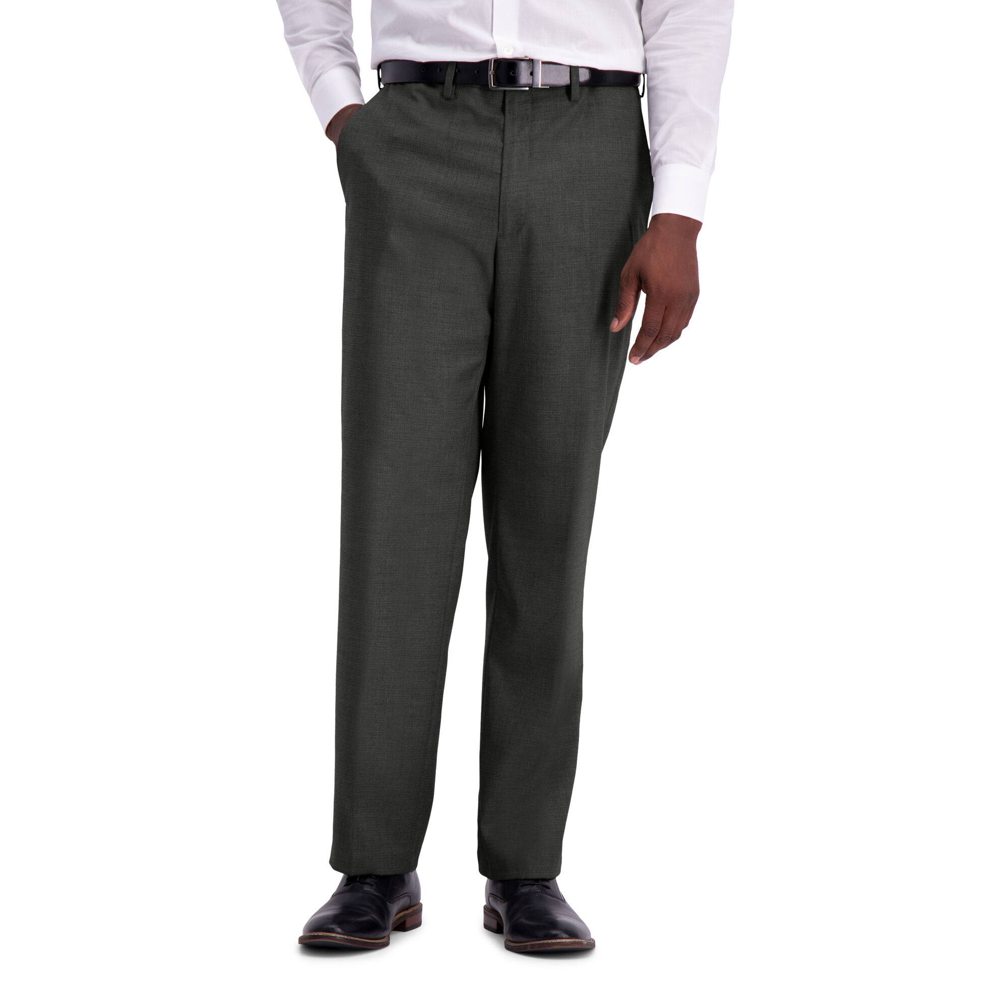 J.M. Haggar Texture Weave Suit Pant Med Grey (HY00314 Clothing Pants) photo