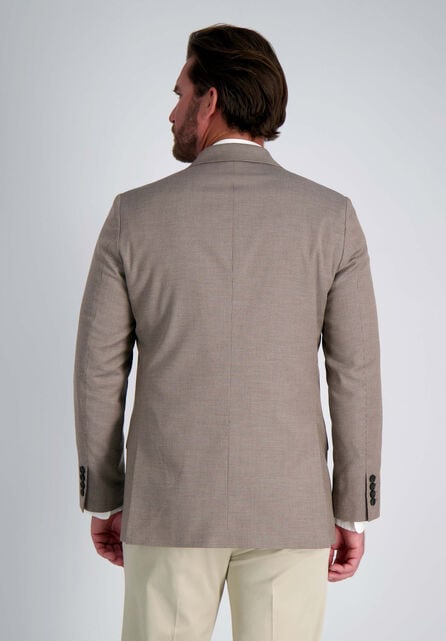 J.M. Haggar Mini Dobby Sport Coat, Mocha