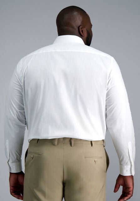 Smart Wash&trade; Tall Dress Shirt - White , White