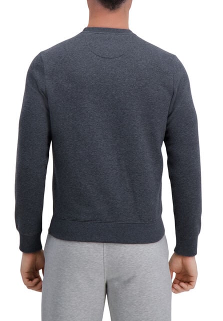 Pullover Fleece Sweatshirt, Charcoal Htr