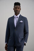 J.M. Haggar Windowpane Suit Jacket, Blue Htr view# 3