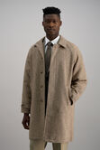 J.M. Haggar Herringbone Overcoat, Mocha view# 1