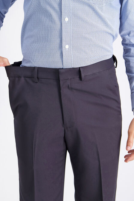 Gabardine Dress Pant, Black / Charcoal view# 3