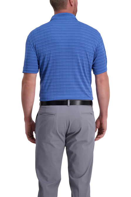 Cool 18&reg; Pro Striped Golf Polo, Marine Blue view# 2