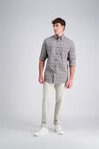 Long Sleeve Stretch Polin Plaid Shirt ,  view# 3