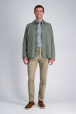 Premium Comfort Dress Shirt - Dark Green Plaid,  view# 4