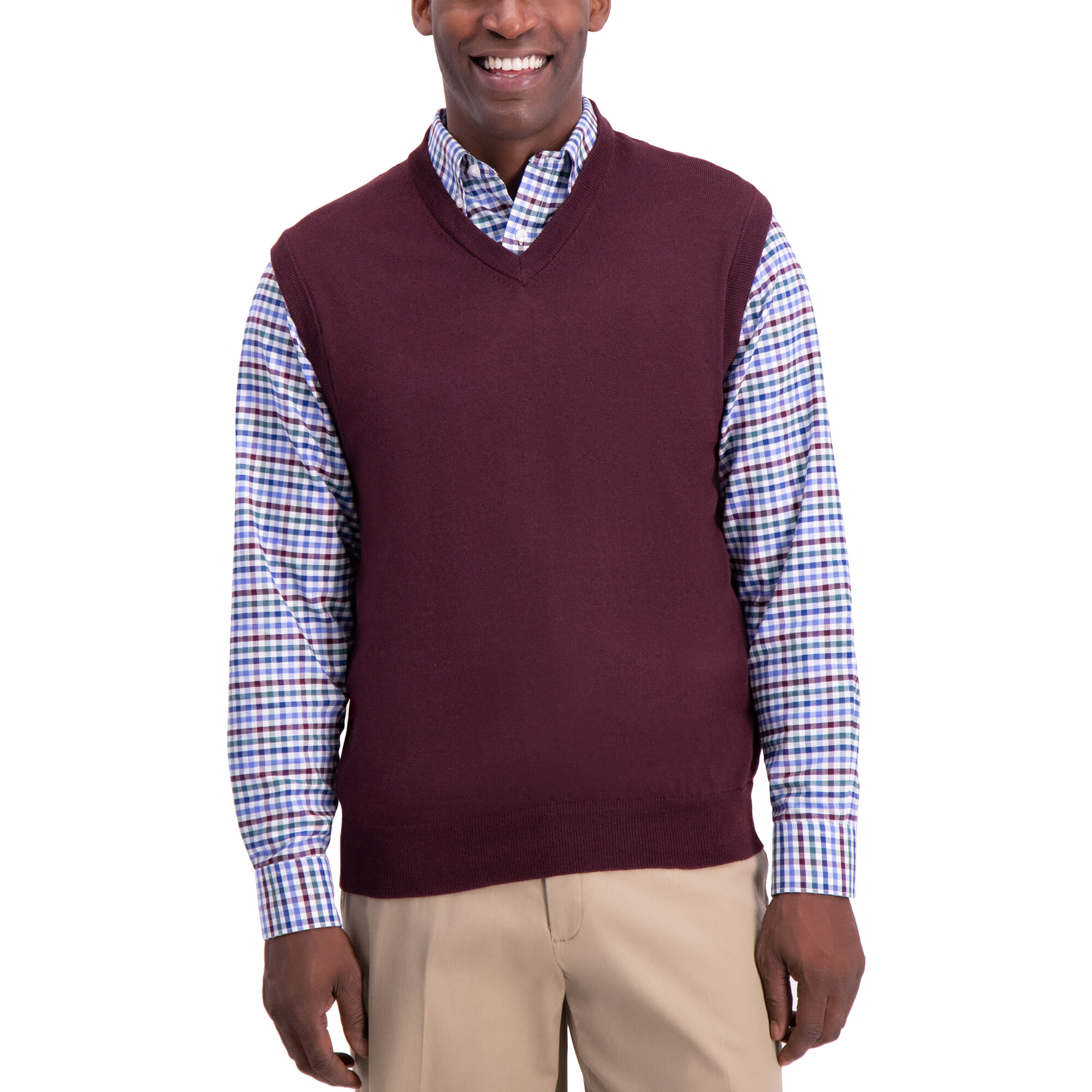 Haggar sweater vest 2025
