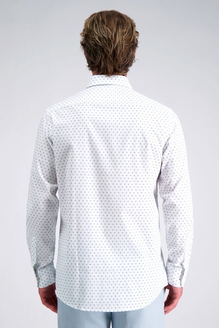 Premium Comfort Dress Shirt -  White &amp; Blue, White view# 2