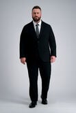 J.M. Haggar Big &amp; Tall Suit Jacket, Black view# 1