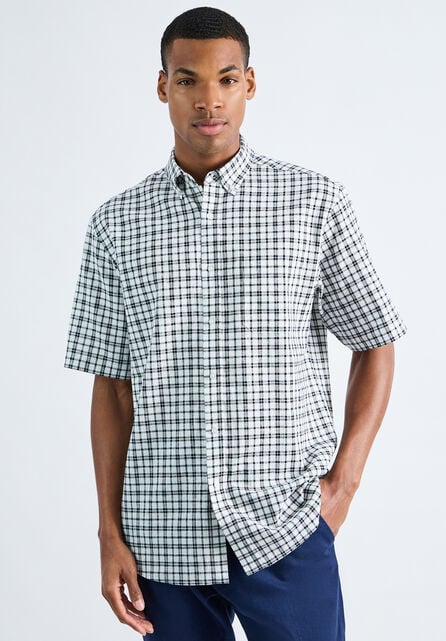 Life Khaki&trade; Short Sleeve Button-Down Linen Shirt, White