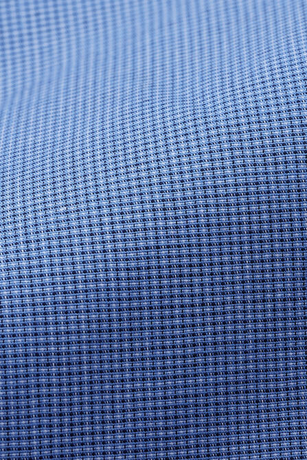 Premium Comfort Dress Shirt - Blue Dobby, Cobalt view# 6