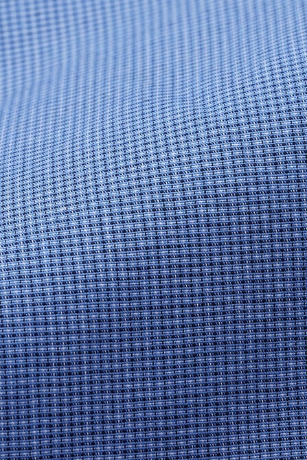 Premium Comfort Dress Shirt - Blue Dobby, Cobalt view# 6