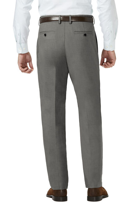 J.M. Haggar Dress Pant - Sharkskin, Med Grey view# 3