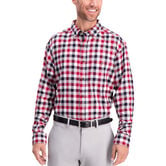Heathered Gingham Flannel Shirt , Tibetan Red view# 1