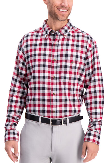 Heathered Gingham Flannel Shirt ,  view# 1
