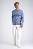 Long Sleeve Crew Sweater, BLUE view# 3