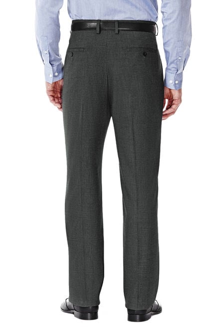 J.M. Haggar Premium Stretch Suit Pant - Flat Front, Med Grey view# 3