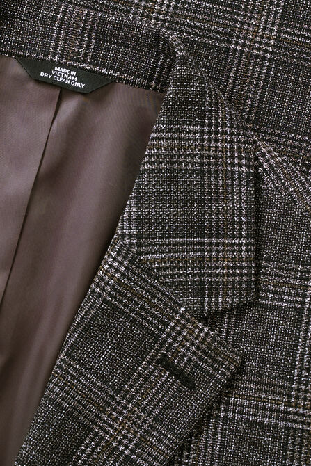 J.M. Haggar Slub Glen Plaid Sport Coat,  view# 4