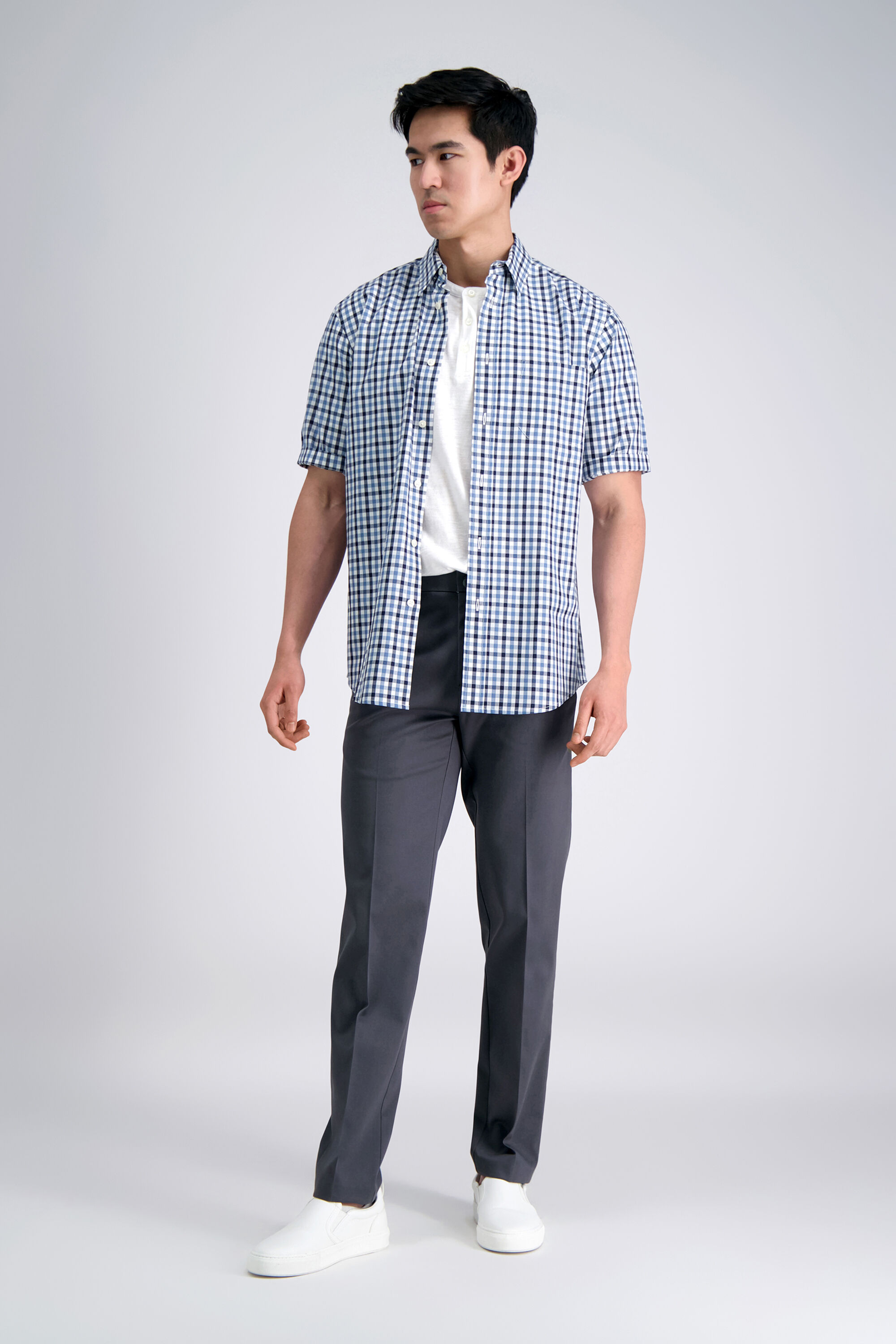 haggar short sleeve dress shirts