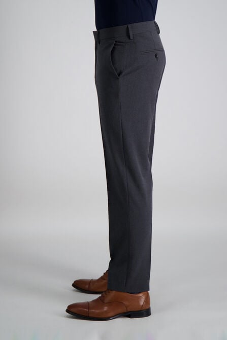 Dark gray stretch suit pants