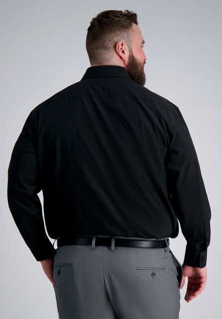 Smart Wash&reg; Big Dress Shirt - Black, Black