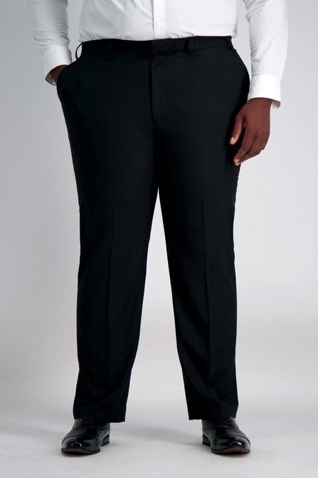 Big &amp; Tall Smart Wash&reg; Suit Separate Pant, Black view# 1