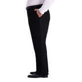 Big &amp; Tall J.M. Haggar 4-Way Stretch Dress Pant, Black view# 2