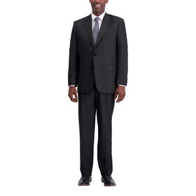 J.M. Haggar Texture Weave Suit Jacket, Charcoal Htr, hi-res