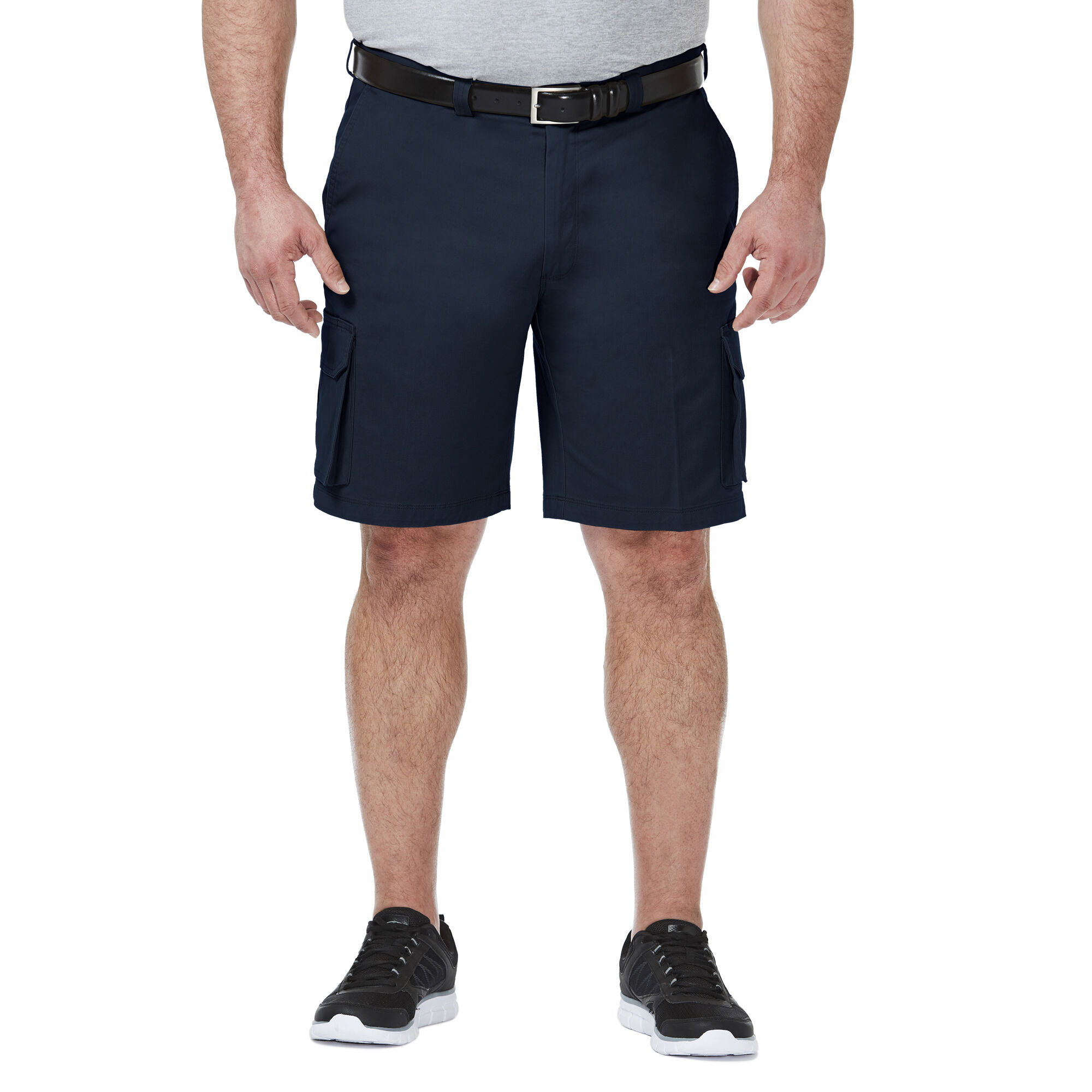 Haggar men's shorts expandable waist discount