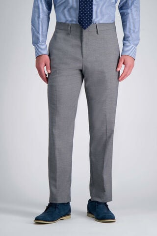 J.M. Haggar Micro Dobby Suit Pant, Grey