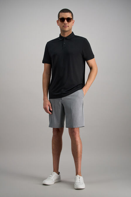 Short Sleeve Pique Polo, Black view# 3