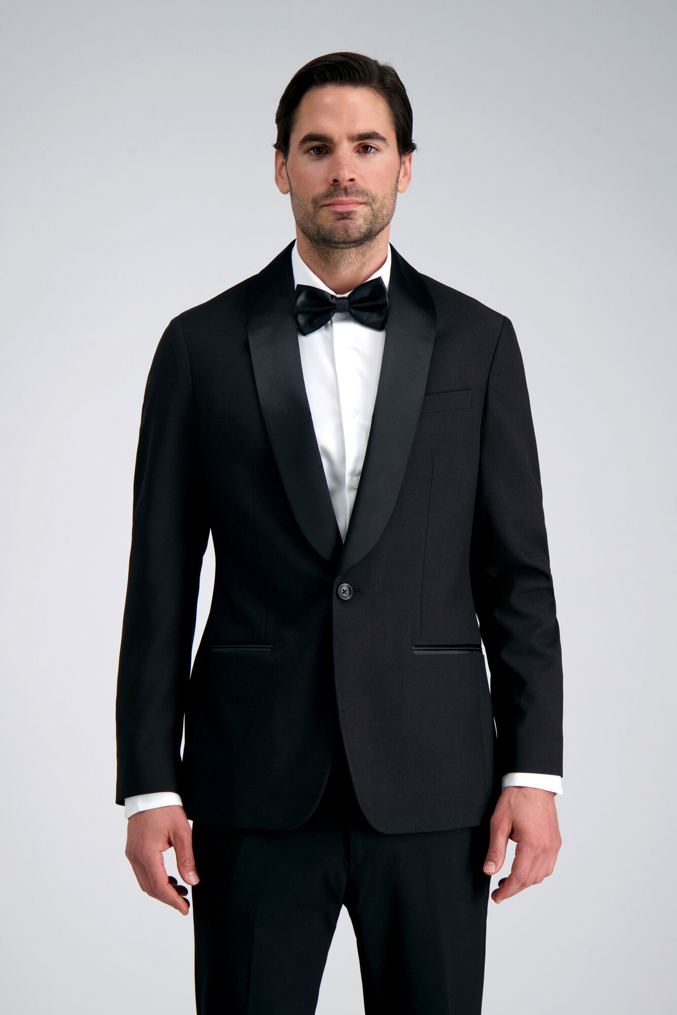 Haggar Tuxedo Jacket Black (HJ80035 Clothing Suits) photo