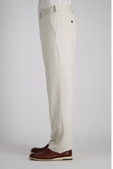 J.M. Haggar Premium Stretch Suit Pant - Flat Front, Natural view# 2