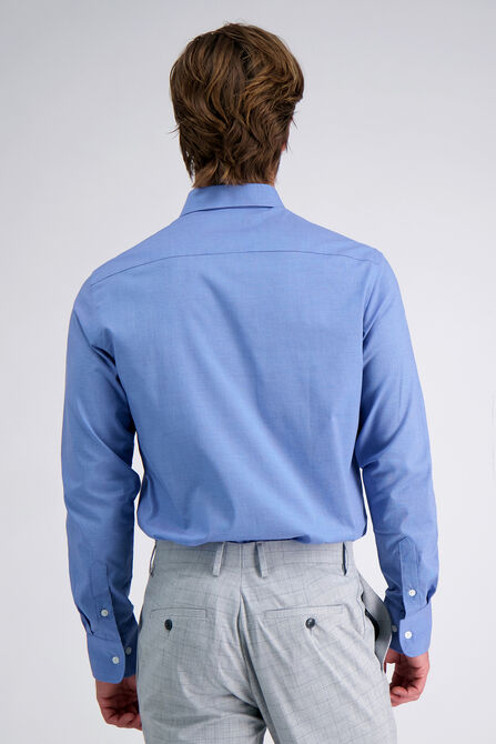 Premium Comfort Dress Shirt - Blue Dobby, Cobalt view# 2