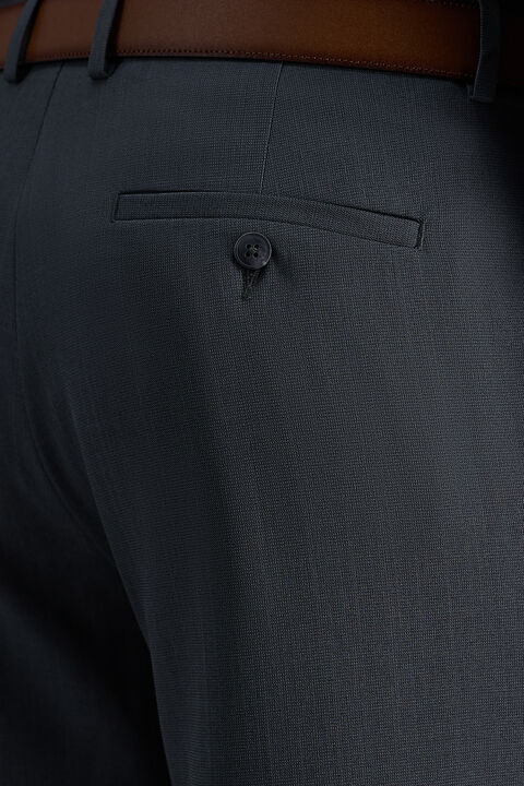 Travel Performance Stria Suit Pant, Dark Heather Grey view# 2