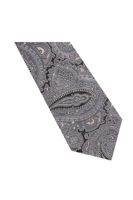 Grande Paisley Tie, Graphite view# 3