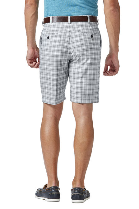 Cool 18&reg; Pro Mini Plaid Short, Teal view# 3