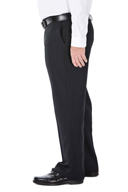 Big &amp; Tall Performance Microfiber Slacks, Black view# 2