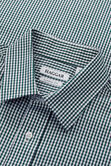 Premium Comfort Dress Shirt - Dark Green Plaid,  view# 5