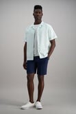 Short Sleeve Seersucker Camp Shirt, SEAFOAM view# 3