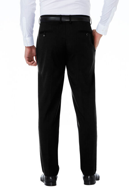 J.M. Haggar Premium Stretch Shadow Check Suit Pant, Black view# 3