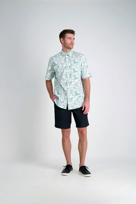 Linear Palm Shirt, Jade view# 3