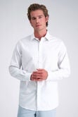 Premium Comfort Dress Shirt -  White &amp; Blue, White view# 1