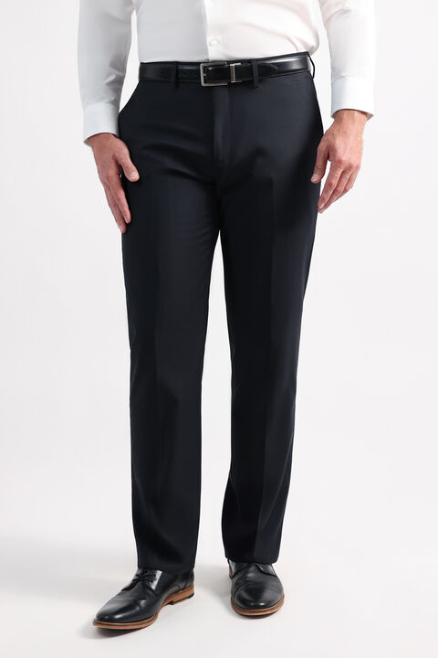 J.M. Haggar Wool Windowpane Suit Pant , Navy view# 1