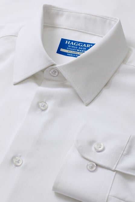 Performance Stretch Dress Shirt - White , White view# 4