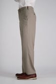 J.M. Haggar Premium Stretch Suit Pant - Flat Front, Oatmeal view# 2