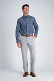 Premium Comfort Dress Shirt - Navy Check, Navy view# 3