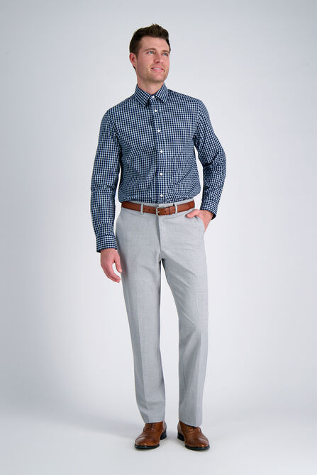 Premium Comfort Dress Shirt - Navy Check,  view# 3